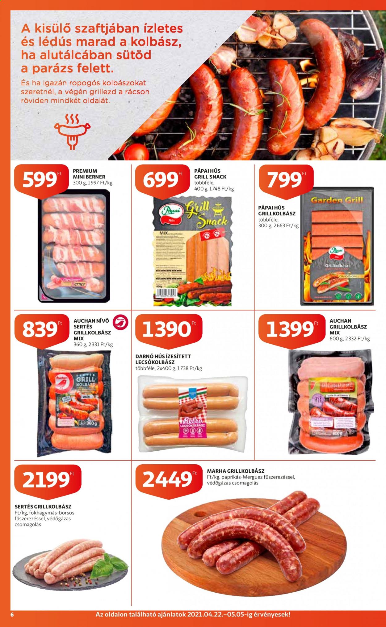 Auchan akciós újságok - 2021.04.22 - 2021.04.28. Oldal 6