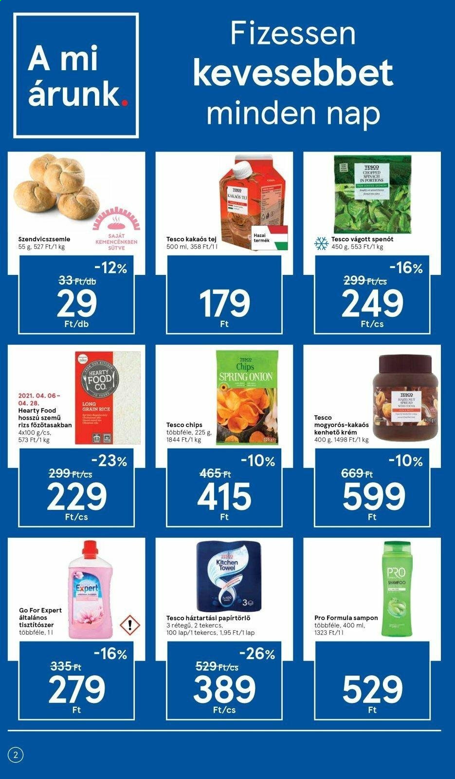 TESCO akciós újságok - 2021.04.22 - 2021.04.28. Oldal 2