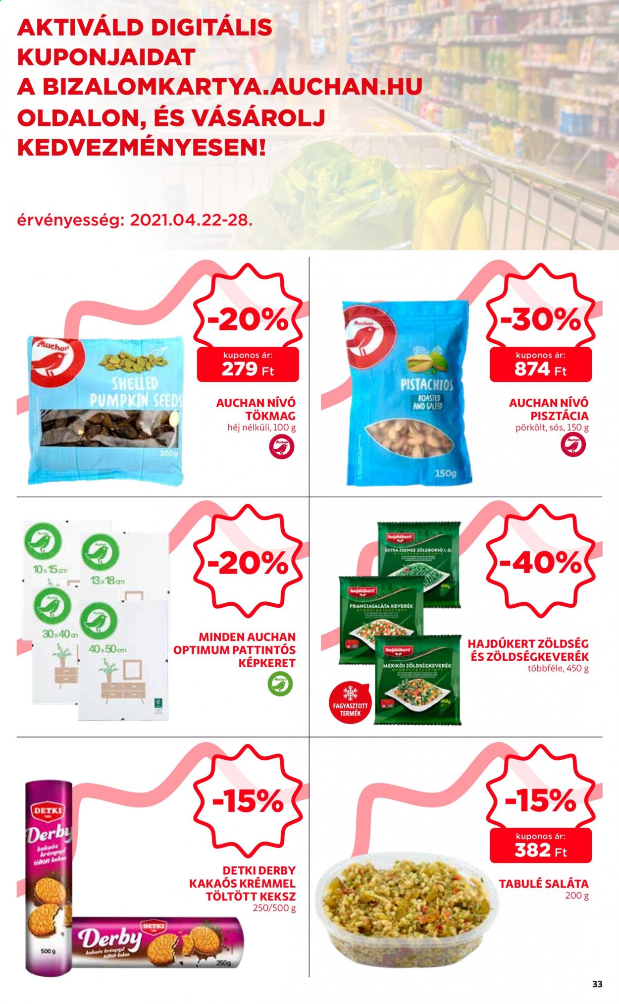 Auchan akciós újságok - 2021.04.22 - 2021.04.28. Oldal 33