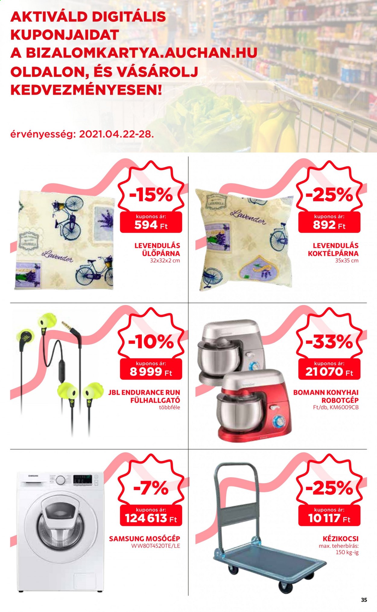 Auchan akciós újságok - 2021.04.22 - 2021.04.28. Oldal 35
