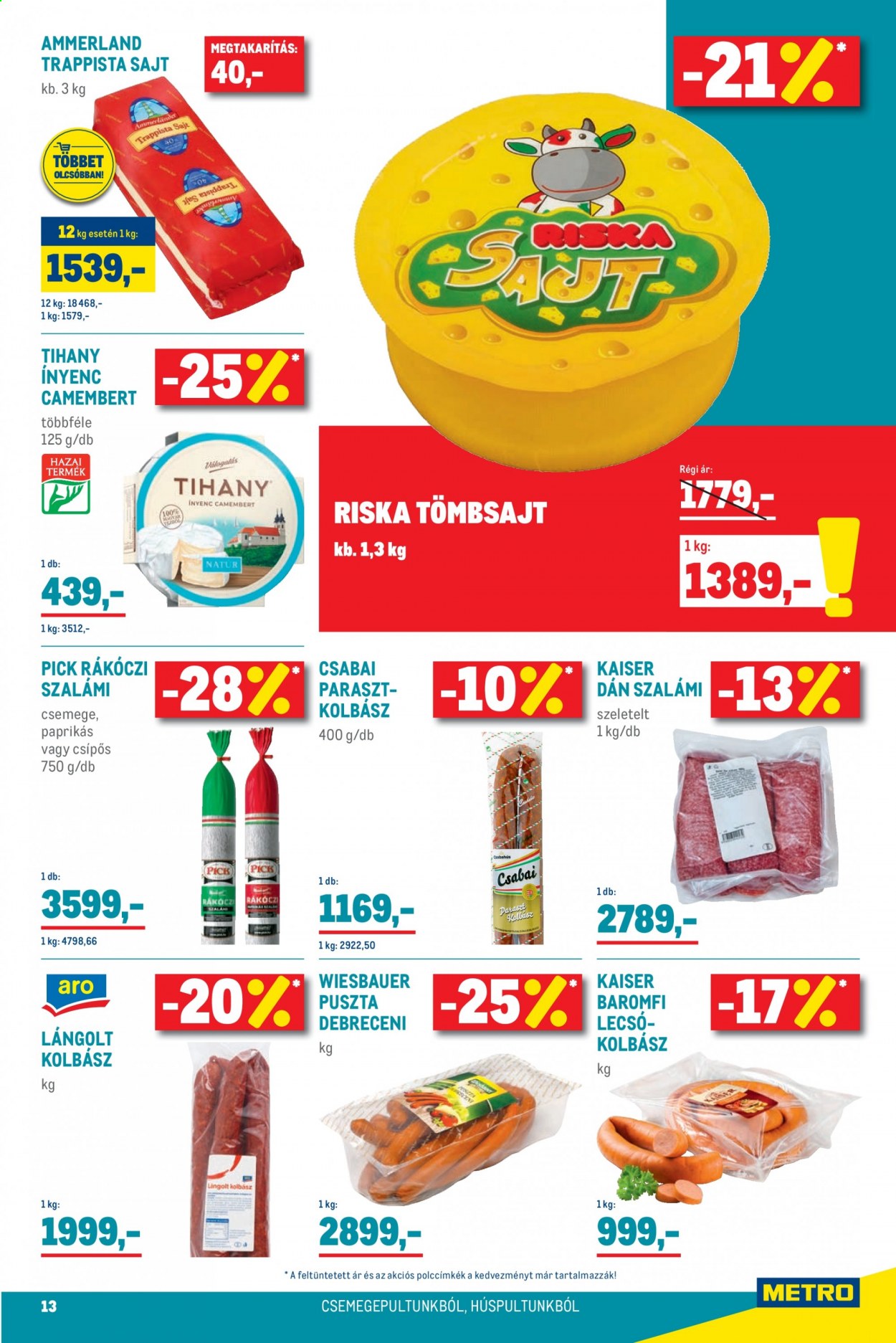 Metro akciós újságok - 2021.04.21 - 2021.05.04. Oldal 13