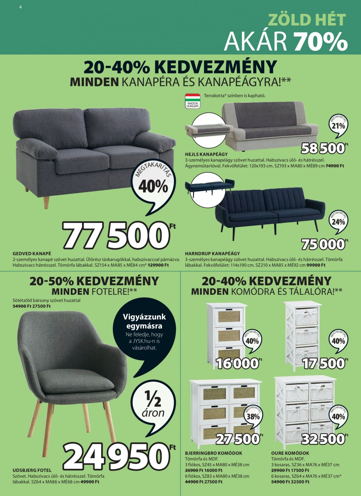 JYSK akciós újságok - 2021.04.15 - 2021.04.21. Oldal 4
