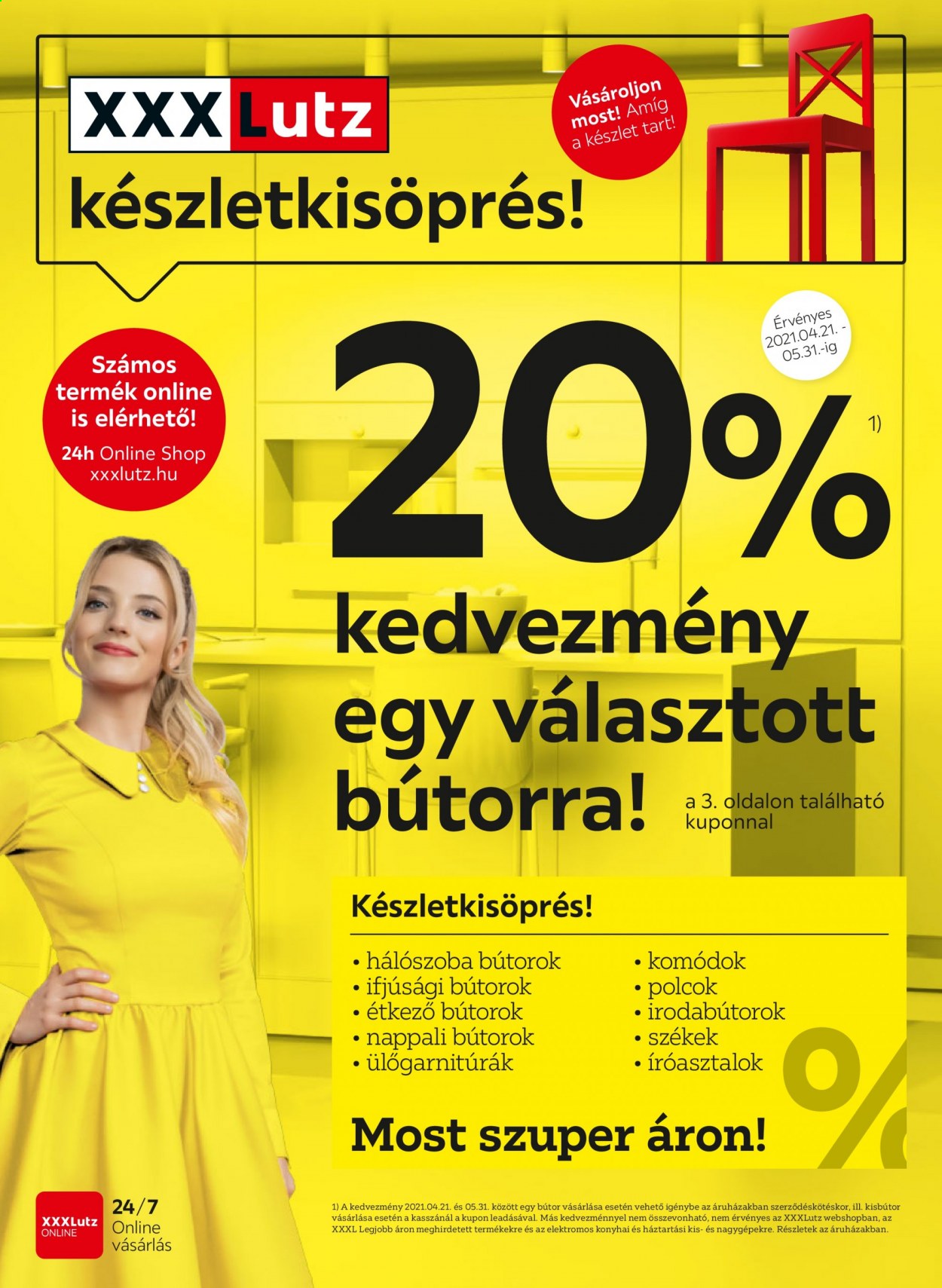 XXXLutz akciós újságok - 2021.04.21 - 2021.05.31. Oldal 1