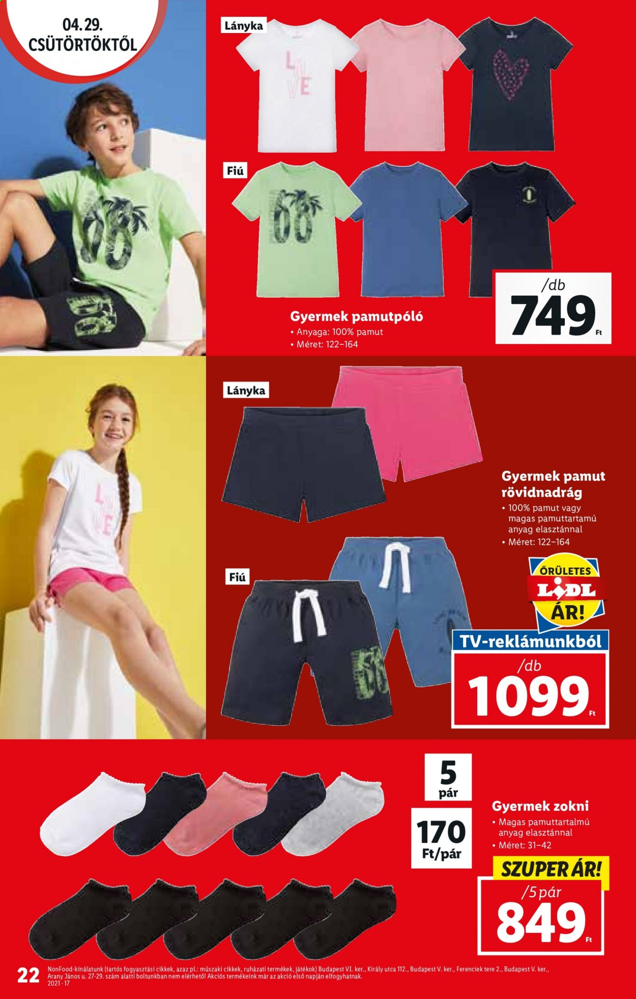 Lidl akciós újságok - 2021.04.29 - 2021.05.05. Oldal 22