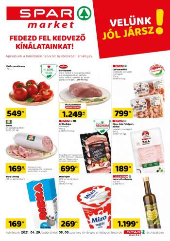 Újság SPAR market - 2021.04.29 - 2021.05.05.