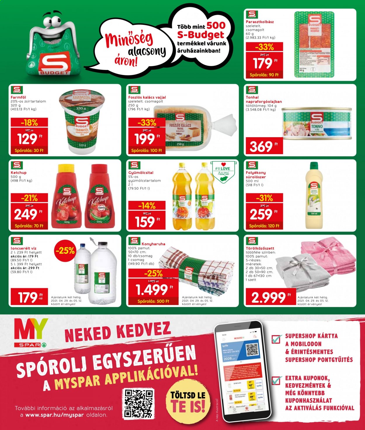 INTERSPAR akciós újságok - 2021.04.29 - 2021.05.05. Oldal 4