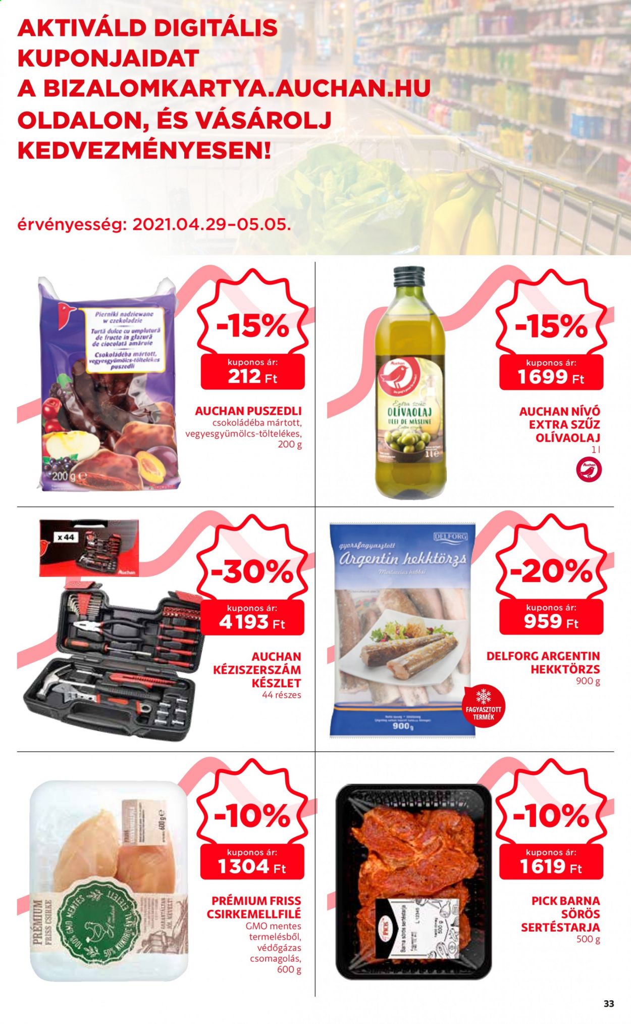 Auchan akciós újságok - 2021.04.29 - 2021.05.05. Oldal 33