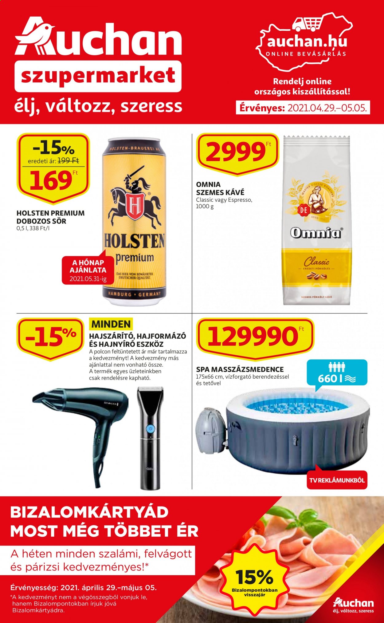 Auchan akciós újságok - 2021.04.29 - 2021.05.05. Oldal 1