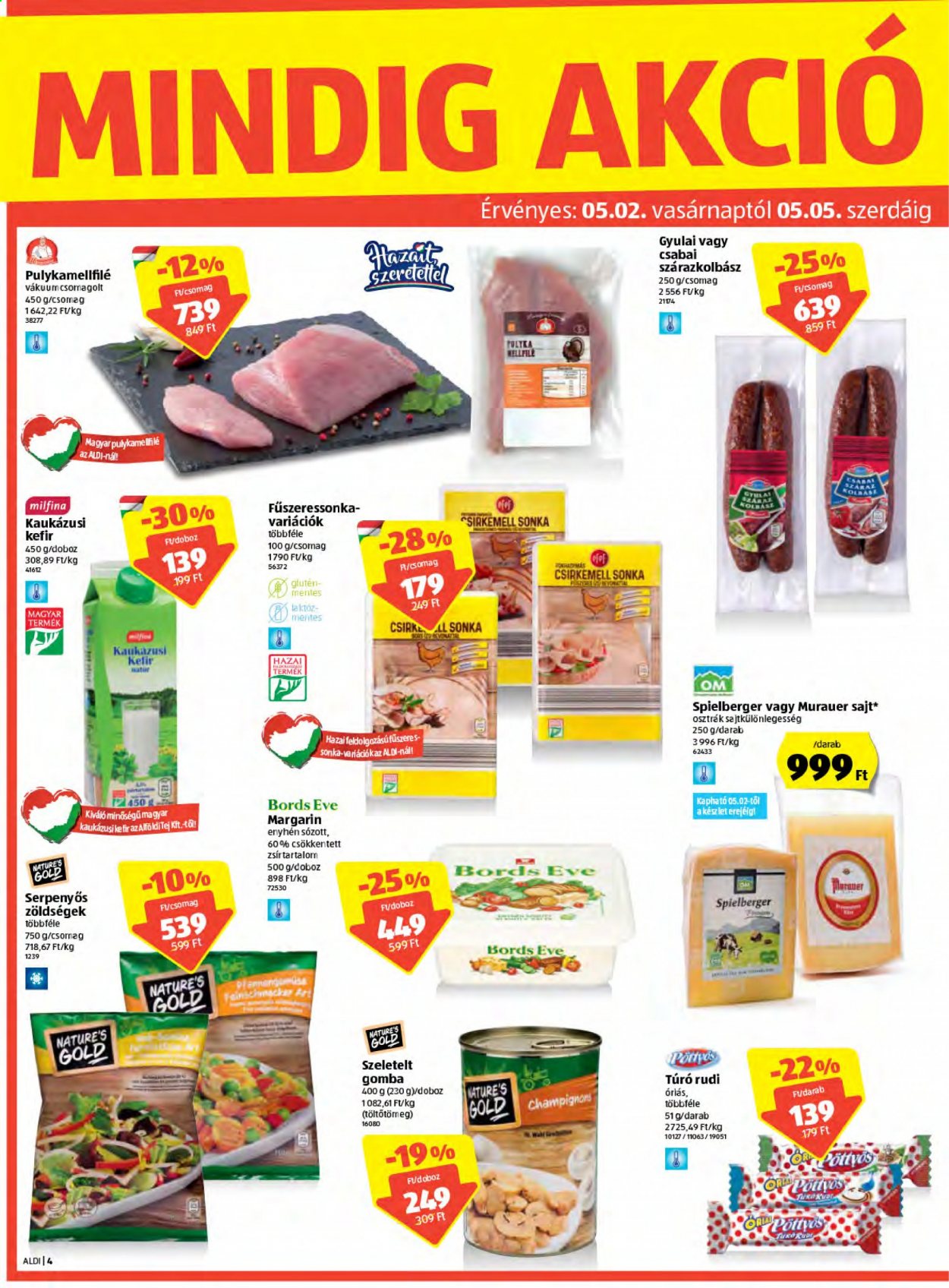 Aldi akciós újságok - 2021.04.29 - 2021.05.05. Oldal 4
