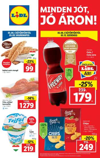 Újság Lidl - 2021.05.06 - 2021.05.12.