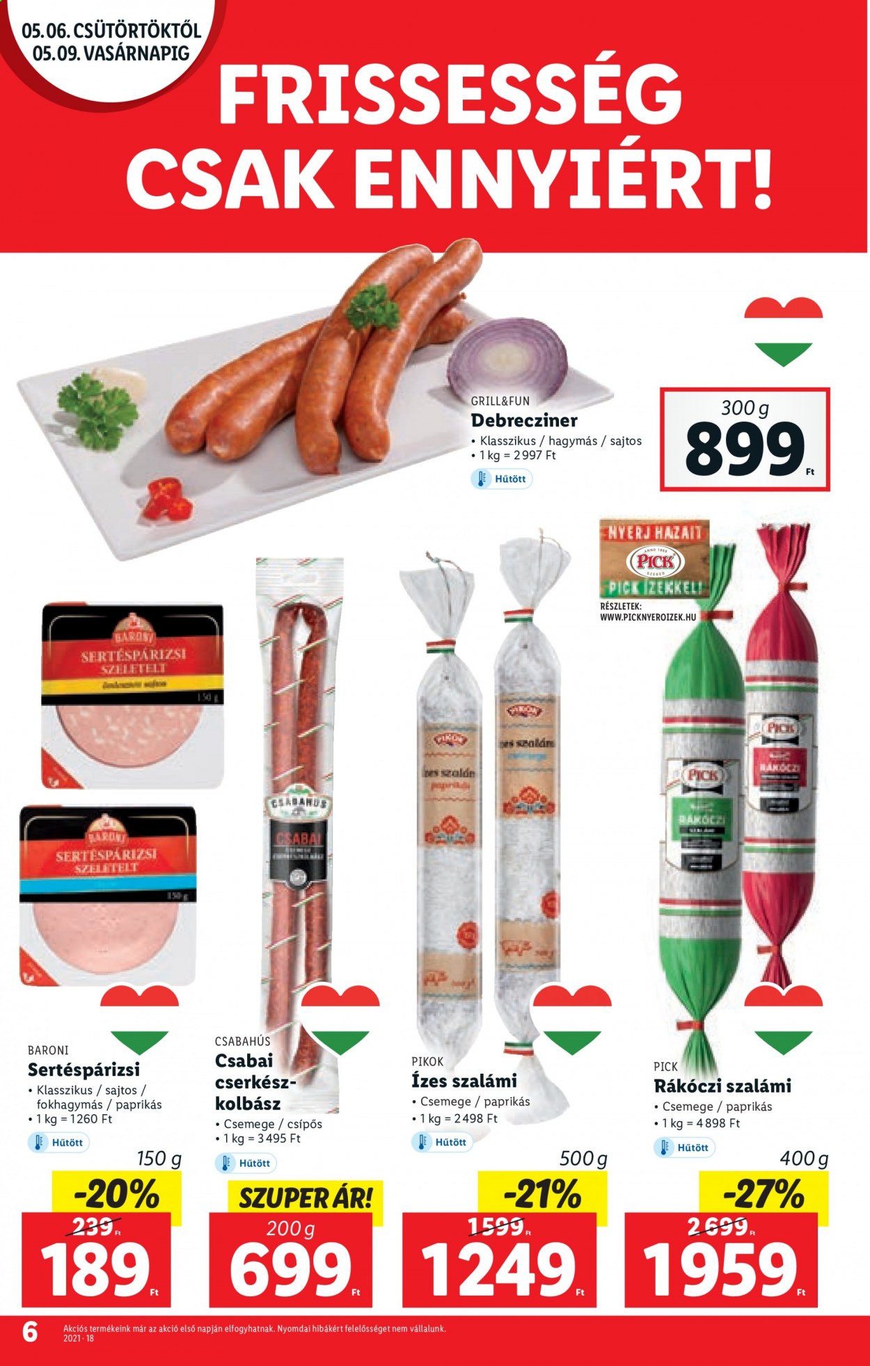Lidl akciós újságok - 2021.05.06 - 2021.05.12. Oldal 6