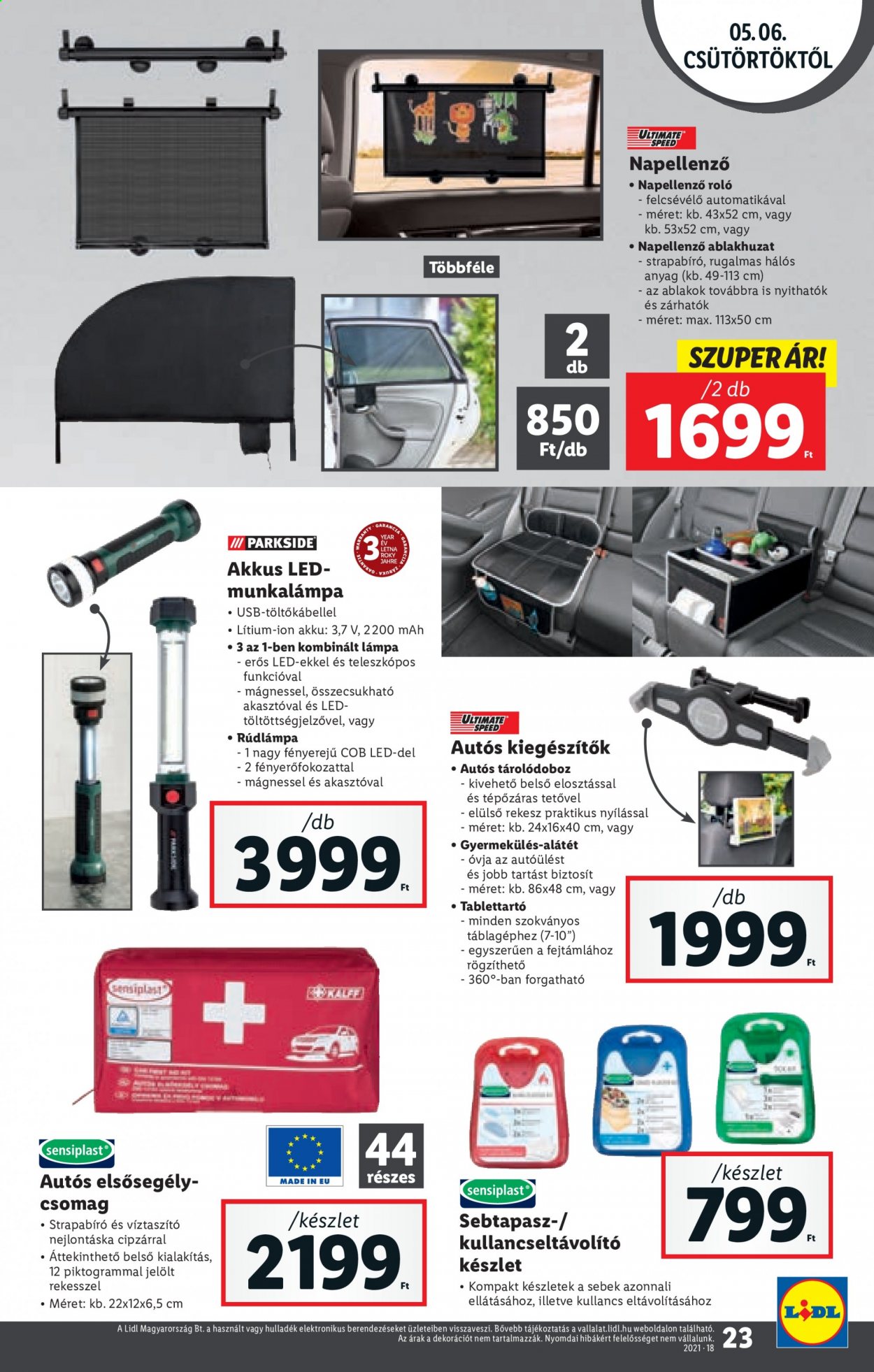 Lidl akciós újságok - 2021.05.06 - 2021.05.12. Oldal 23