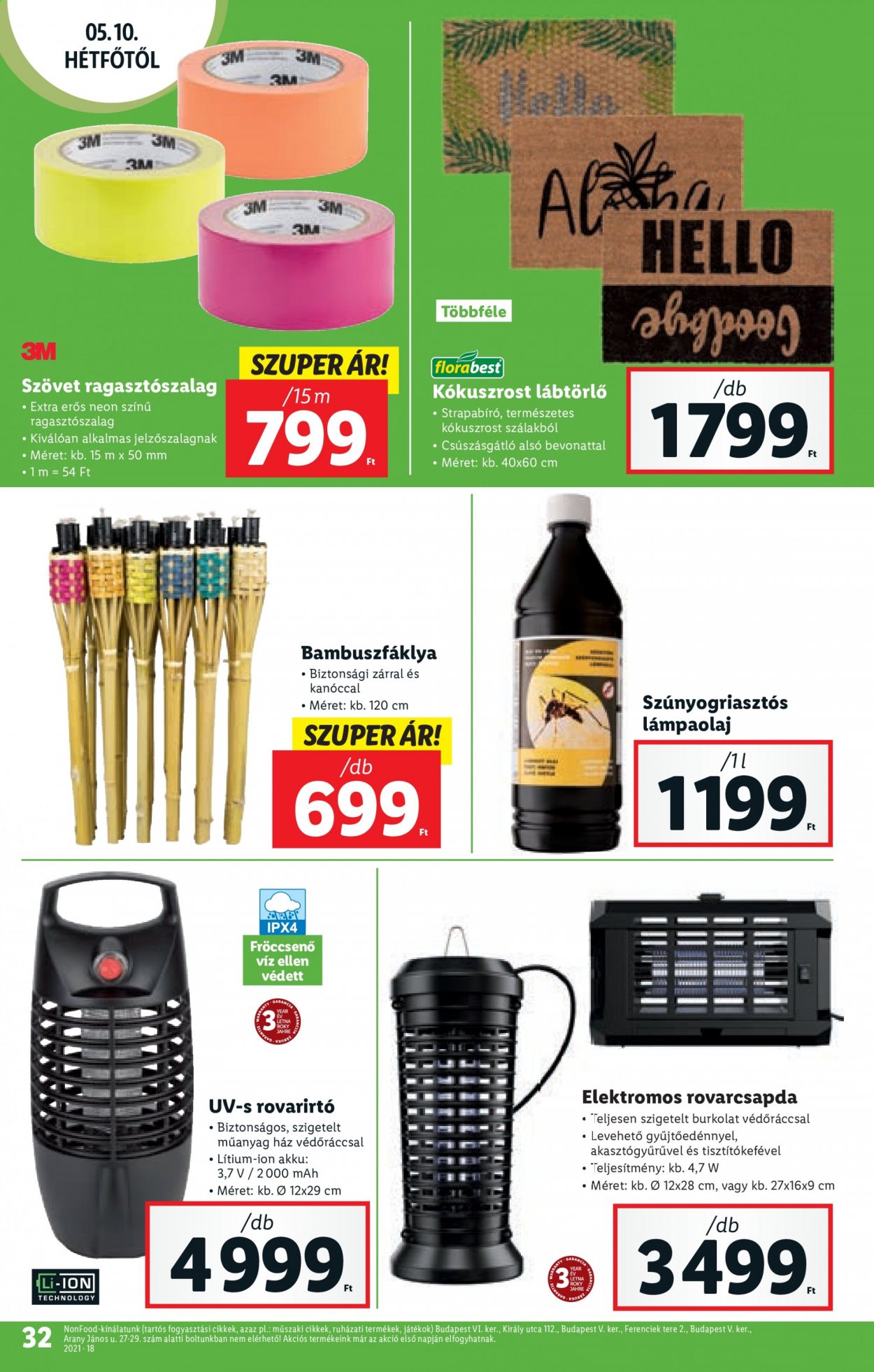 Lidl akciós újságok - 2021.05.06 - 2021.05.12. Oldal 32