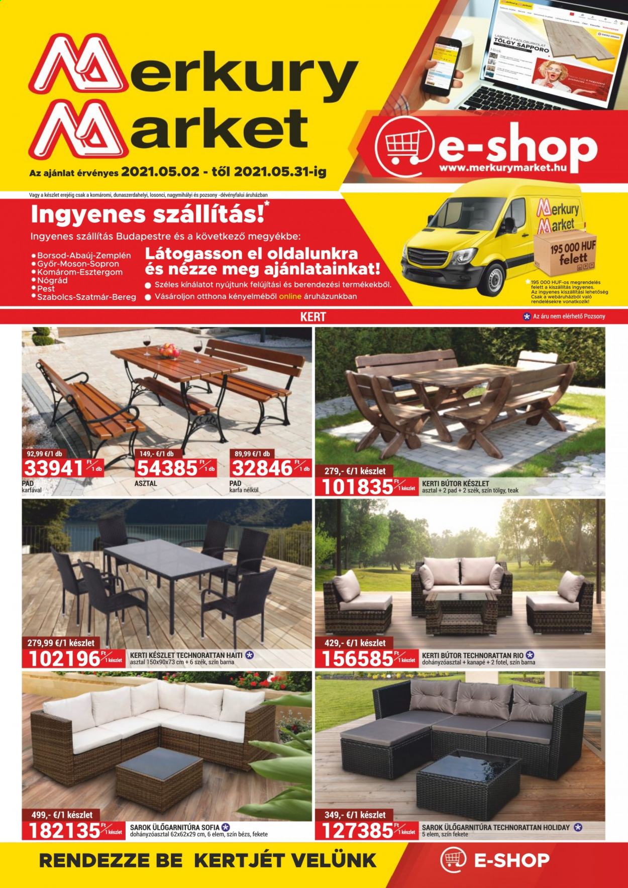 Merkury Market akciós újságok - 2021.05.02 - 2021.05.31. Oldal 1