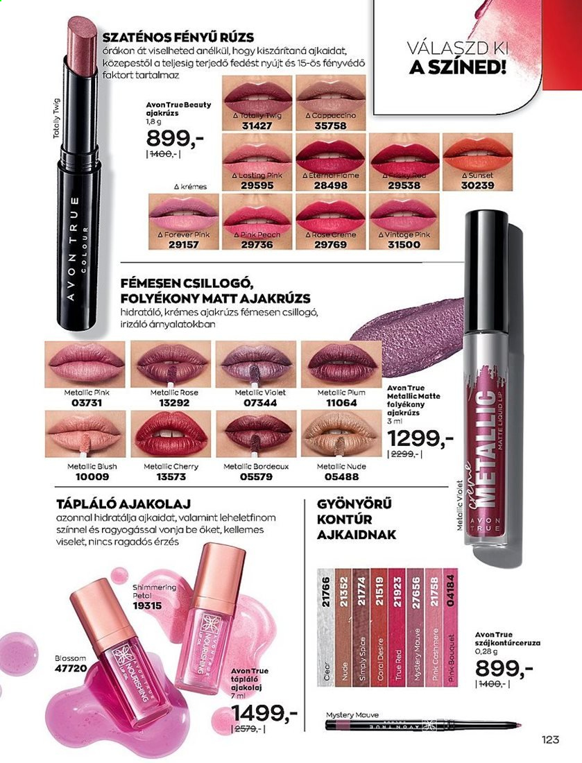 Avon akciós újságok - 2021.05.01 - 2021.05.31. Oldal 123