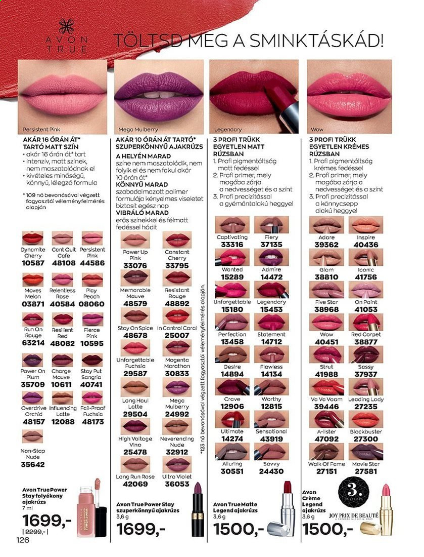 Avon akciós újságok - 2021.05.01 - 2021.05.31. Oldal 126