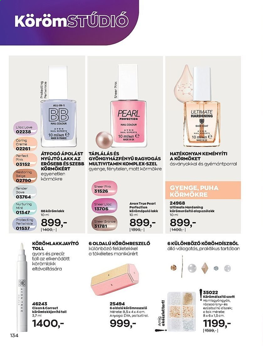 Avon akciós újságok - 2021.05.01 - 2021.05.31. Oldal 134