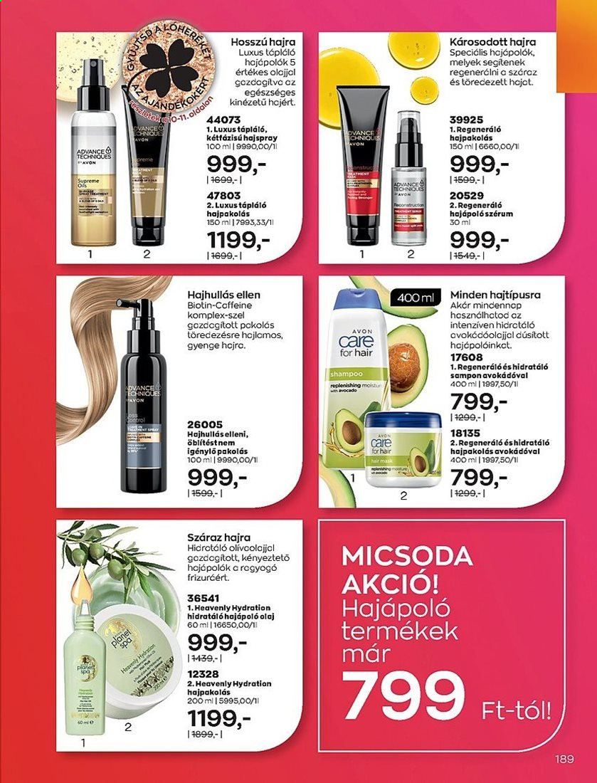 Avon akciós újságok - 2021.05.01 - 2021.05.31. Oldal 189