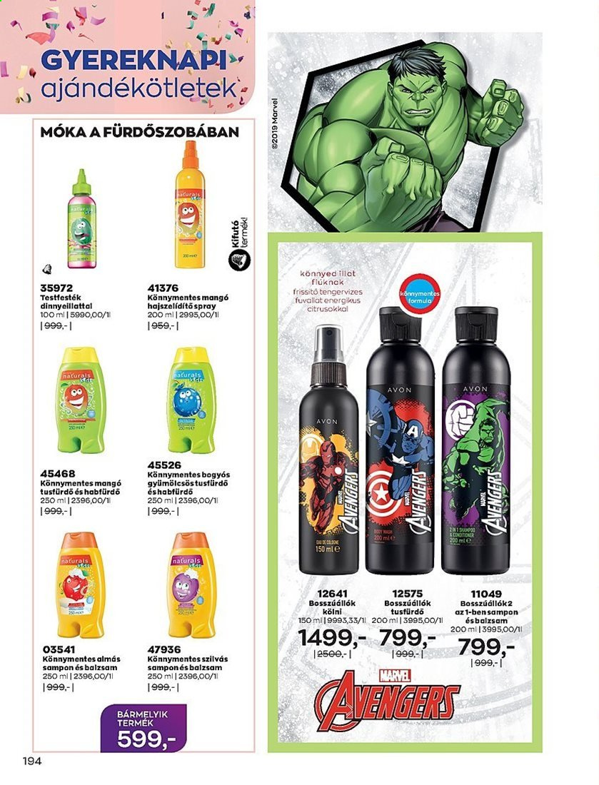 Avon akciós újságok - 2021.05.01 - 2021.05.31. Oldal 194