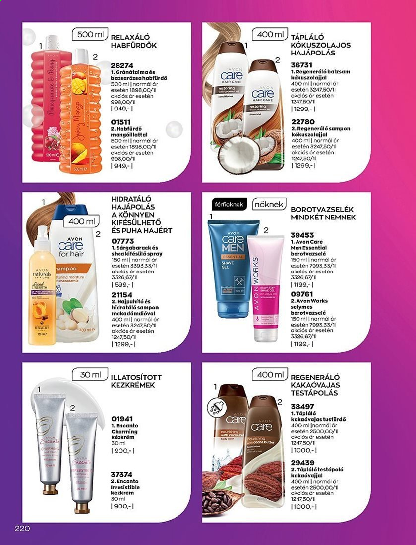 Avon akciós újságok - 2021.05.01 - 2021.05.31. Oldal 220