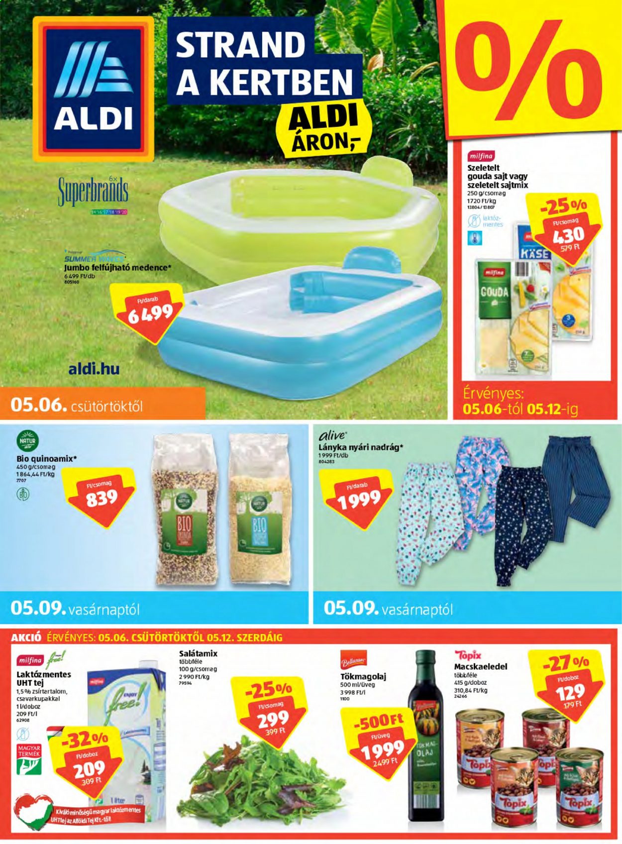 Aldi akciós újságok - 2021.05.06 - 2021.05.12. Oldal 1