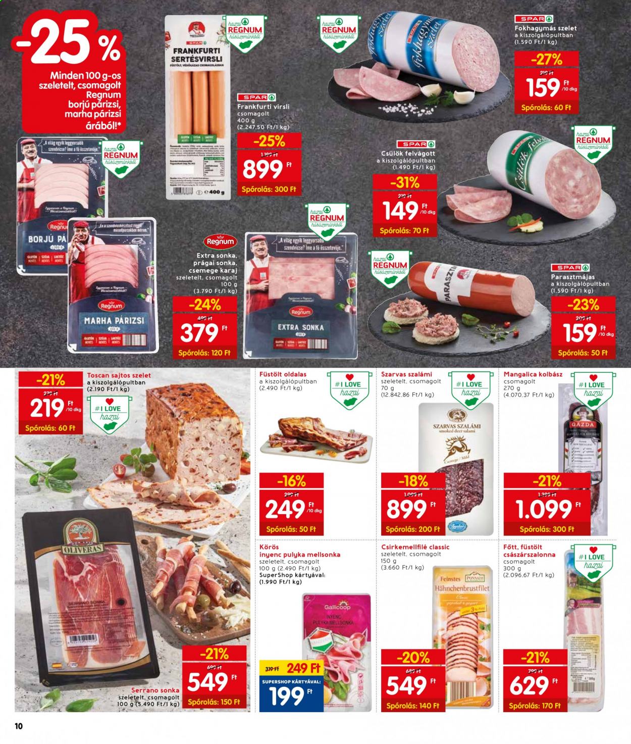 INTERSPAR akciós újságok - 2021.05.06 - 2021.05.12. Oldal 10
