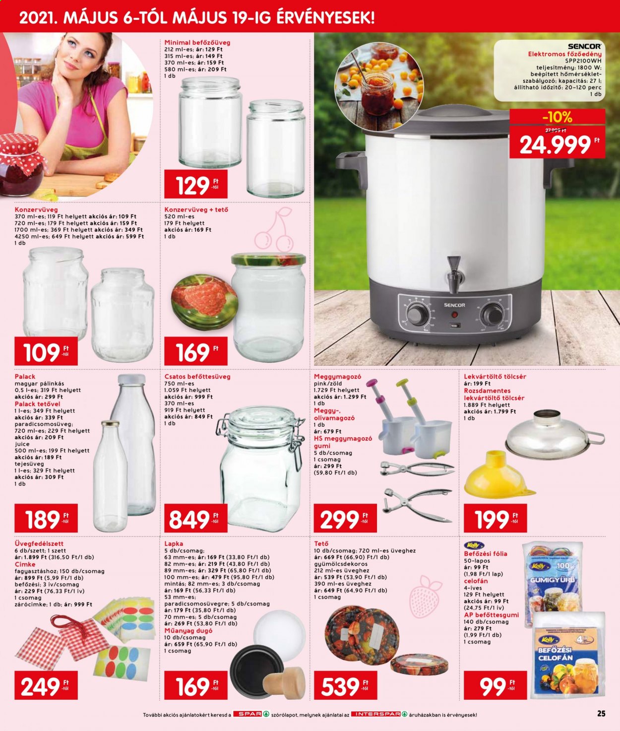 INTERSPAR akciós újságok - 2021.05.06 - 2021.05.12. Oldal 25