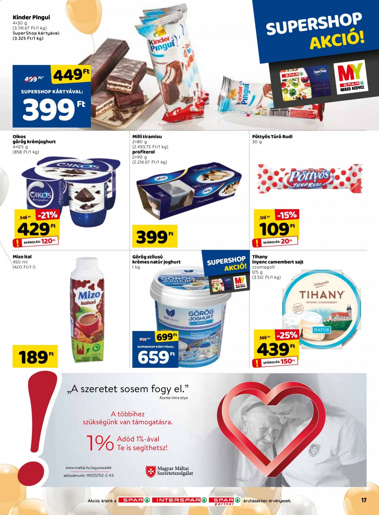 SPAR akciós újságok - 2021.05.06 - 2021.05.12. Oldal 17