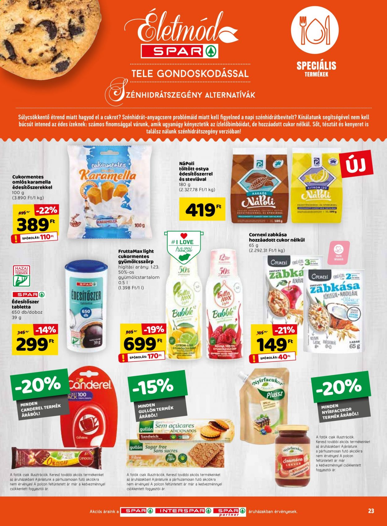 SPAR akciós újságok - 2021.05.06 - 2021.05.12. Oldal 23