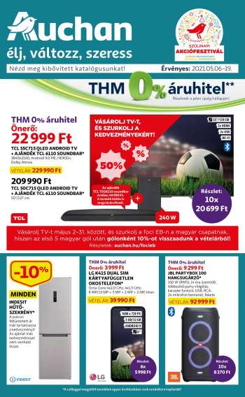 Újság Auchan - 2021.05.06 - 2021.05.19.
