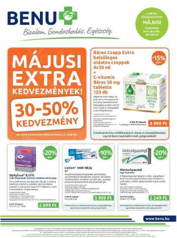 Újság BENU Gyógyszertár - 2021.05.01 - 2021.05.31.