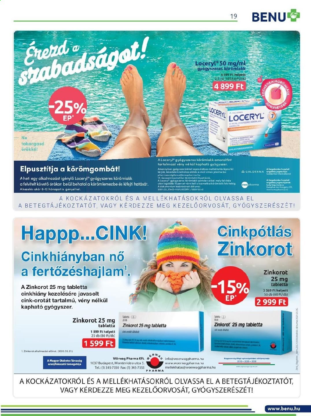 BENU Gyógyszertár akciós újságok - 2021.05.01 - 2021.05.31. Oldal 19