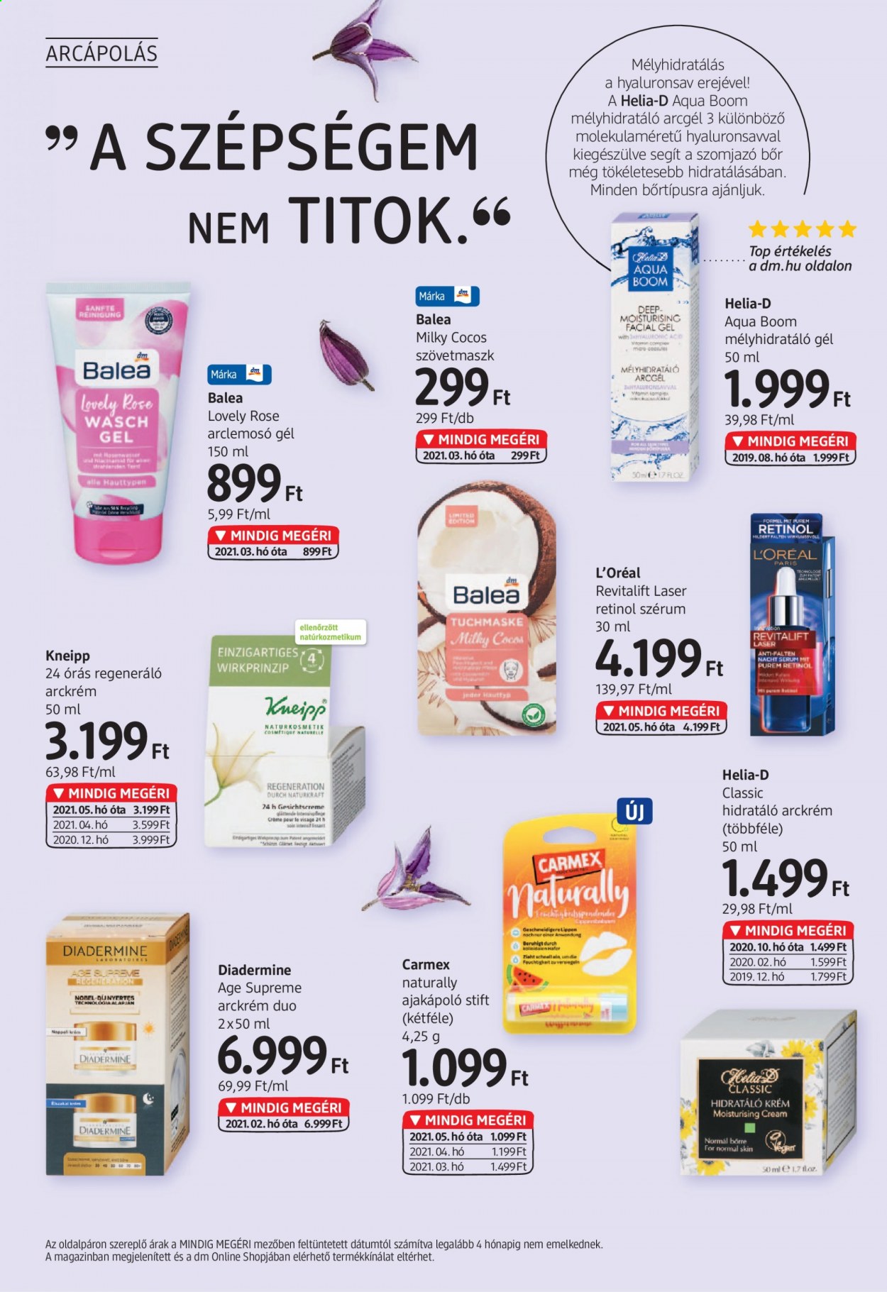 dm drogerie markt akciós újságok - 2021.05.06 - 2021.05.31. Oldal 4