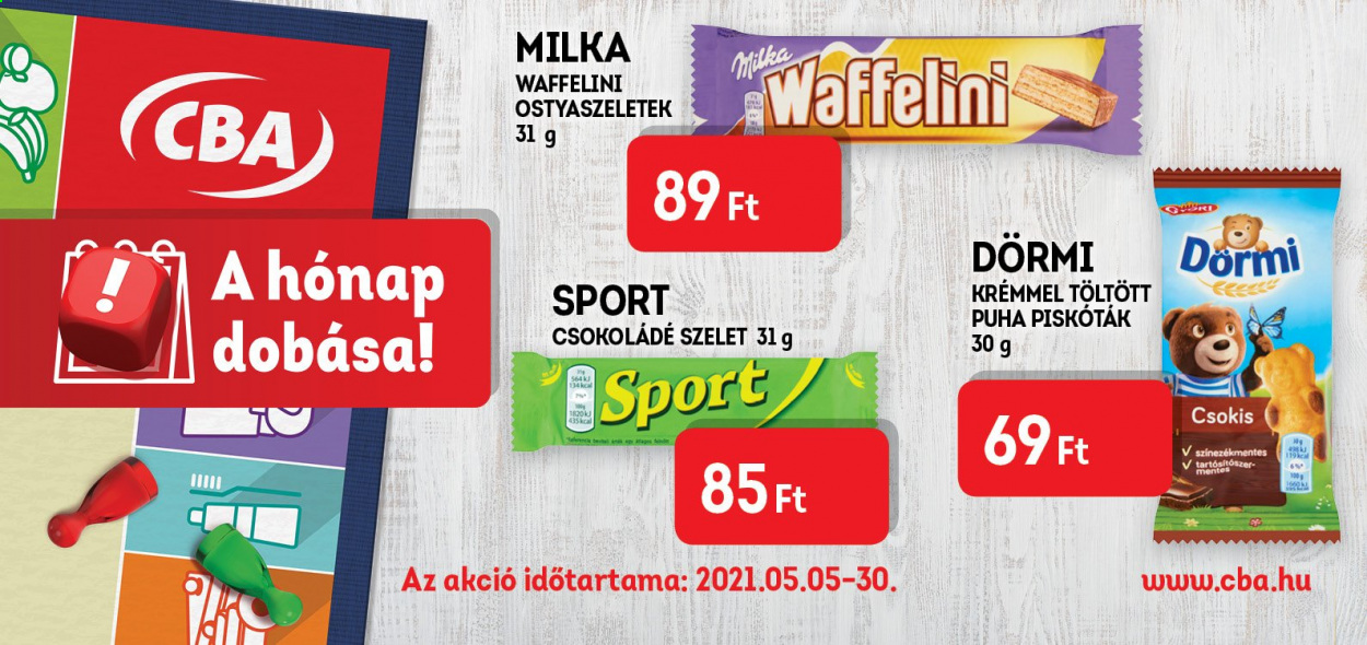 CBA akciós újságok - 2021.05.05 - 2021.05.30. Oldal 1