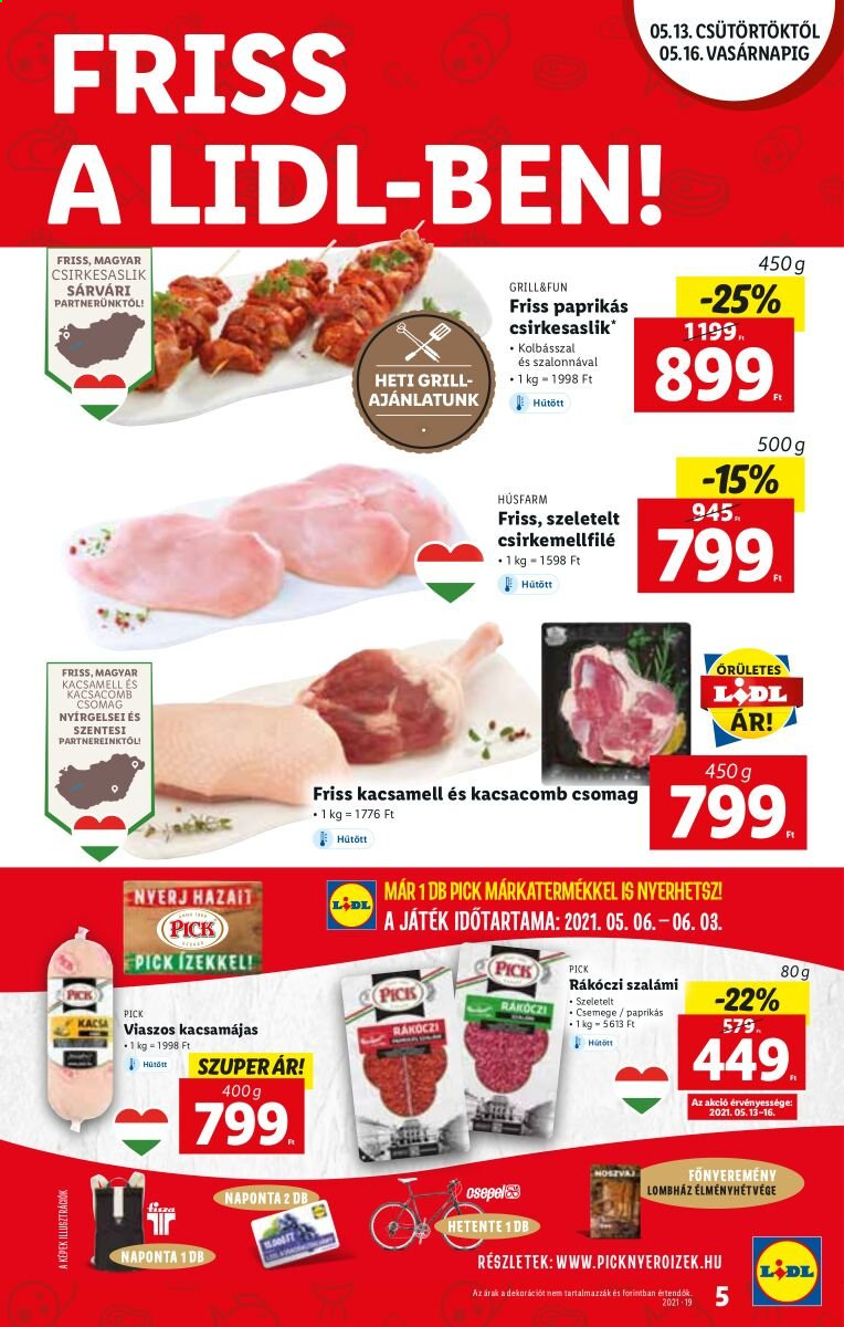 Lidl akciós újságok - 2021.05.13 - 2021.05.19. Oldal 5