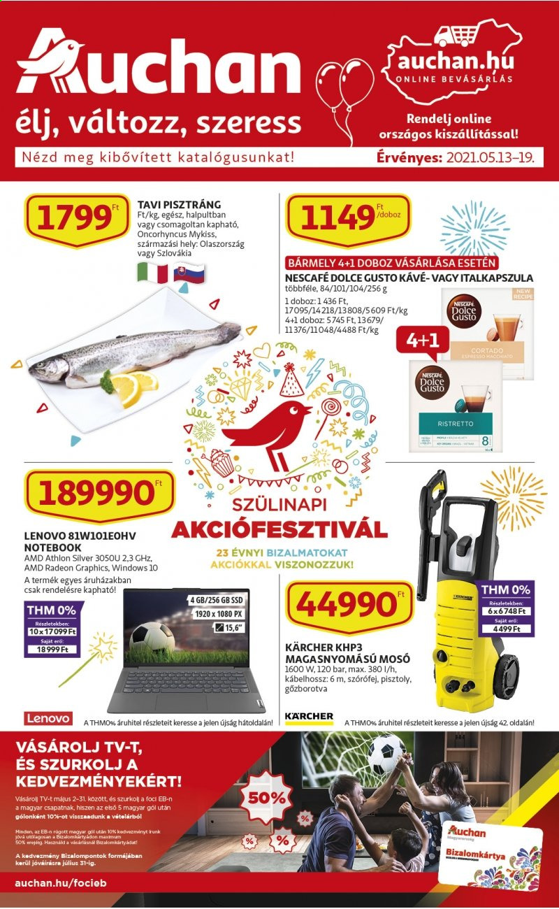 Auchan akciós újságok - 2021.05.13 - 2021.05.19. Oldal 1