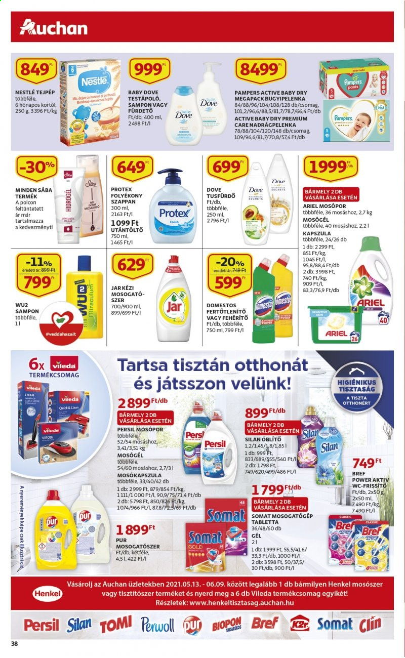 Auchan akciós újságok - 2021.05.13 - 2021.05.19. Oldal 38