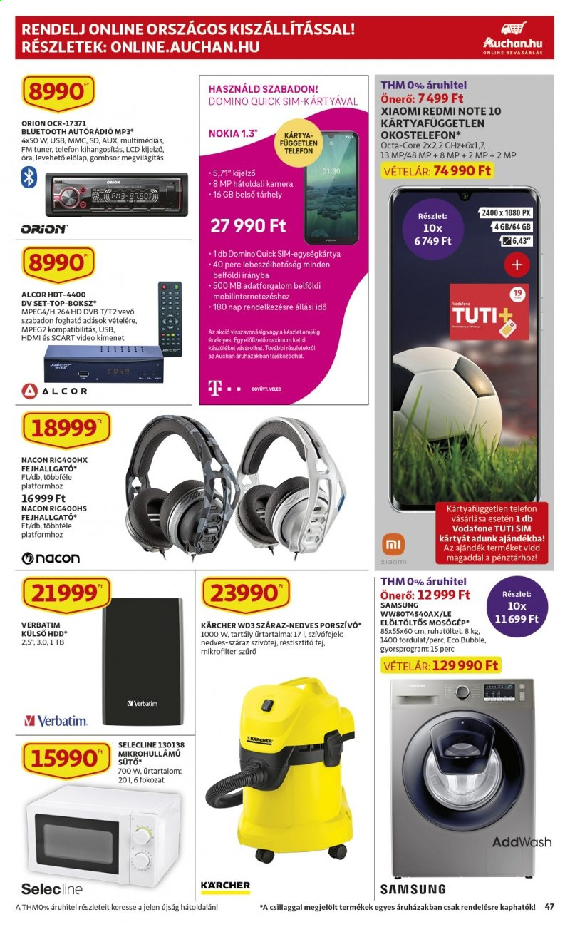 Auchan akciós újságok - 2021.05.13 - 2021.05.19. Oldal 47