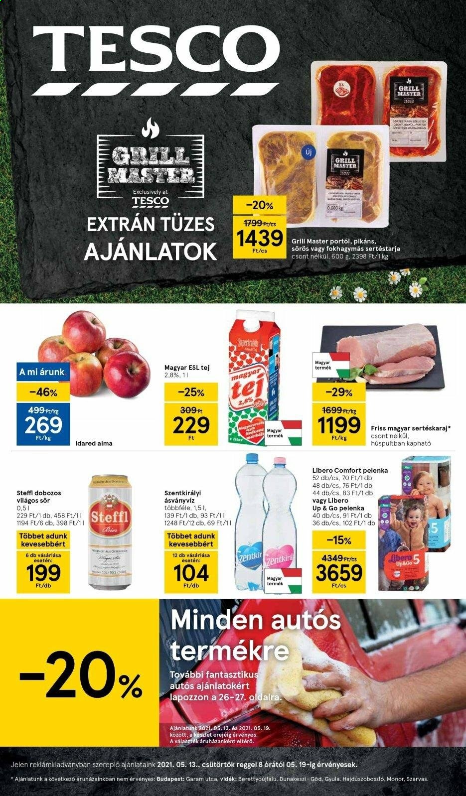 TESCO akciós újságok - 2021.05.13 - 2021.05.19. Oldal 1