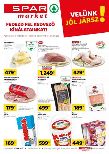Újság SPAR market - 2021.05.13 - 2021.05.19.