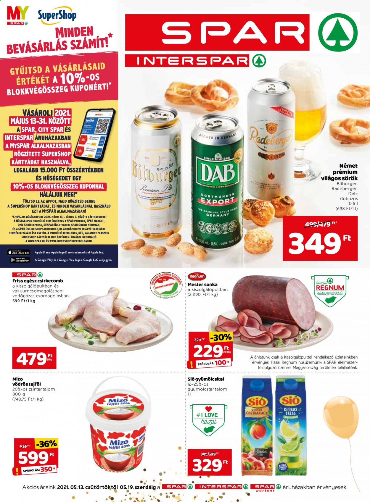 SPAR akciós újságok - 2021.05.13 - 2021.05.19. Oldal 1