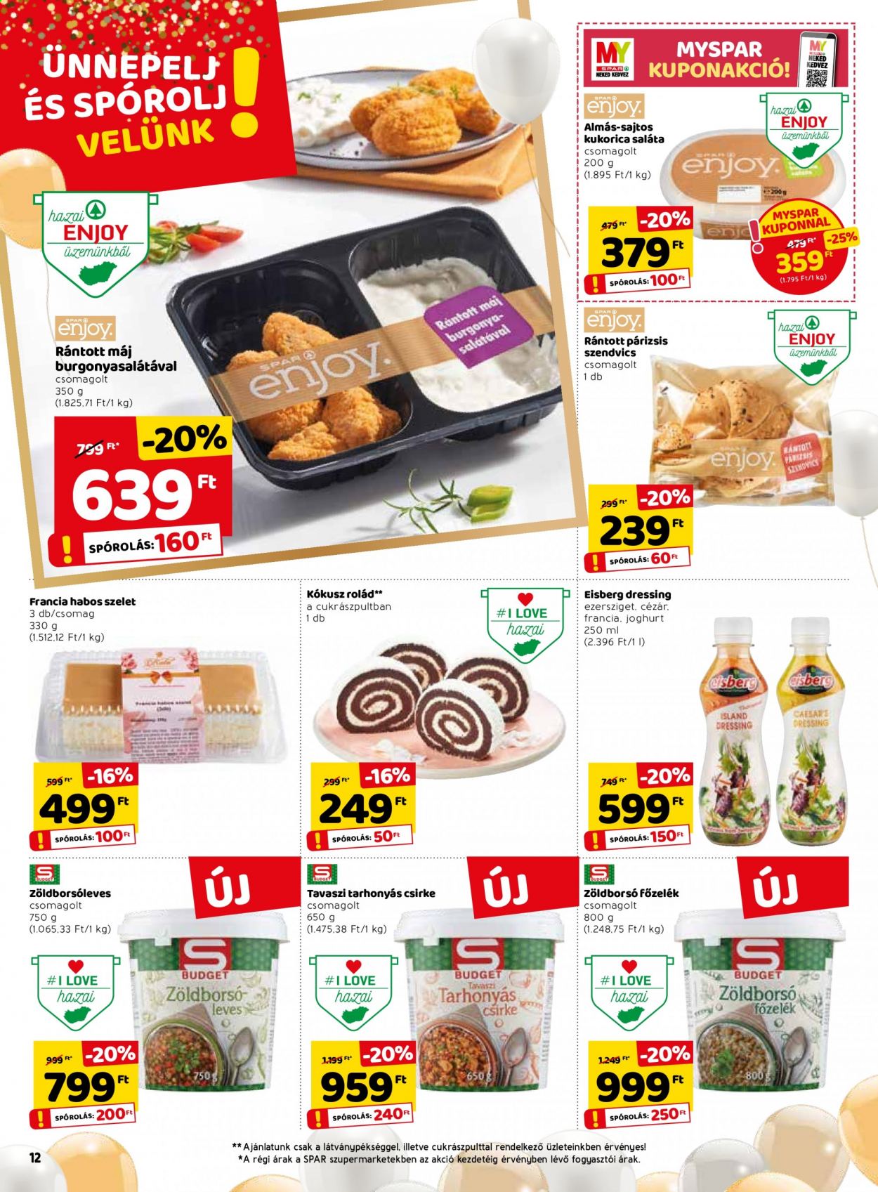 SPAR akciós újságok - 2021.05.13 - 2021.05.19. Oldal 12