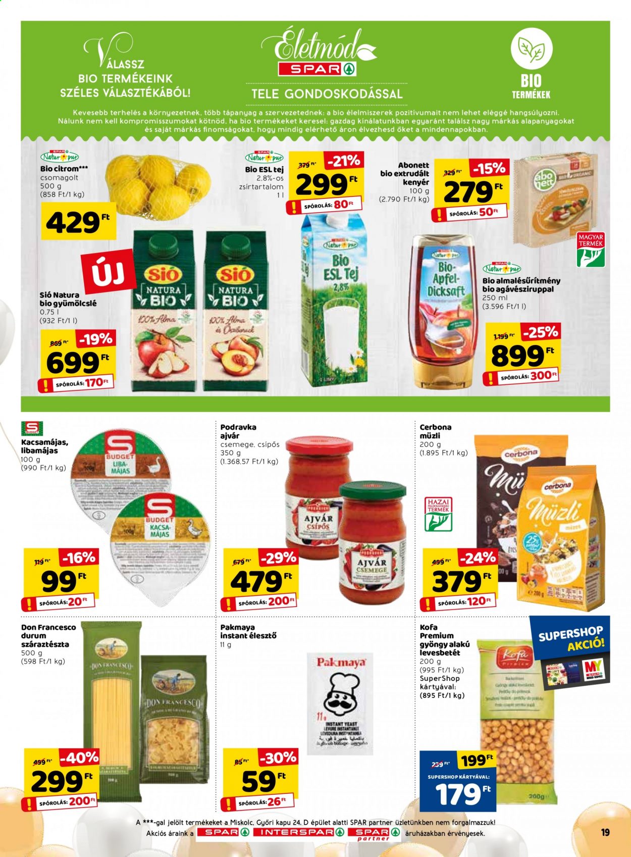 SPAR akciós újságok - 2021.05.13 - 2021.05.19. Oldal 19