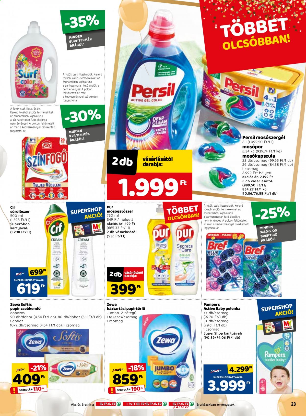 SPAR akciós újságok - 2021.05.13 - 2021.05.19. Oldal 23