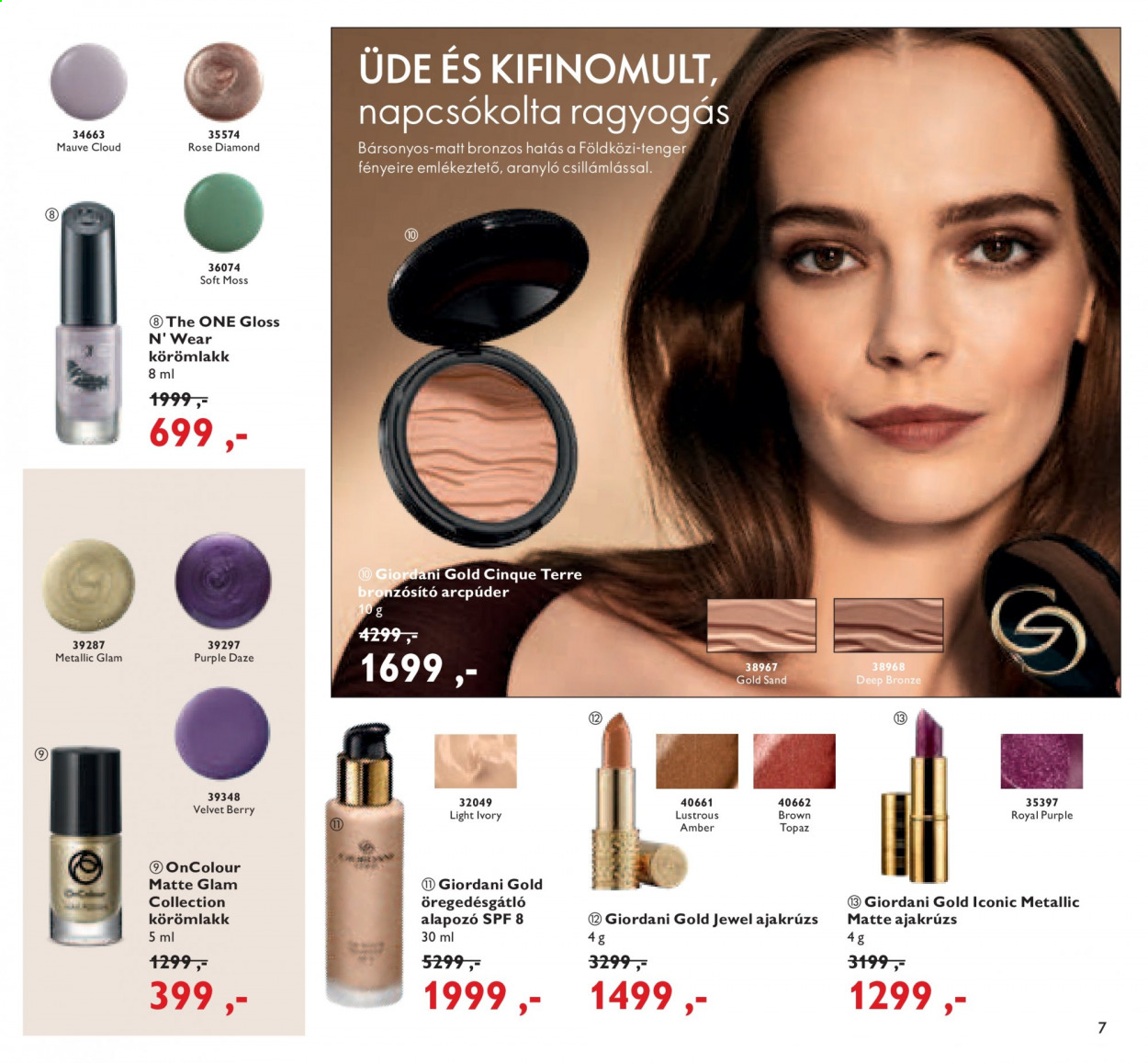 Oriflame akciós újságok - 2021.05.11 - 2021.05.31. Oldal 7