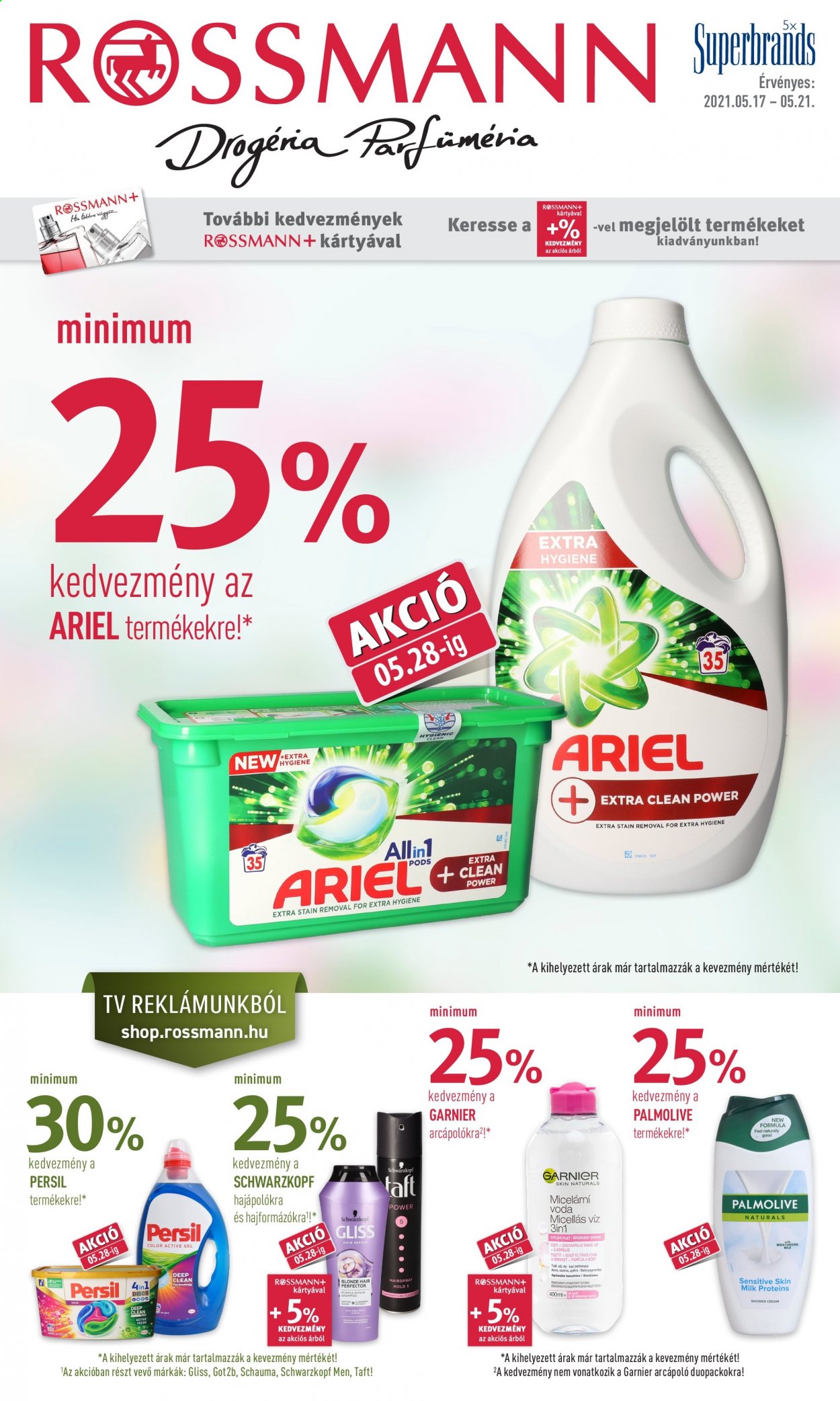 Rossmann akciós újságok - 2021.05.17 - 2021.05.21. Oldal 1
