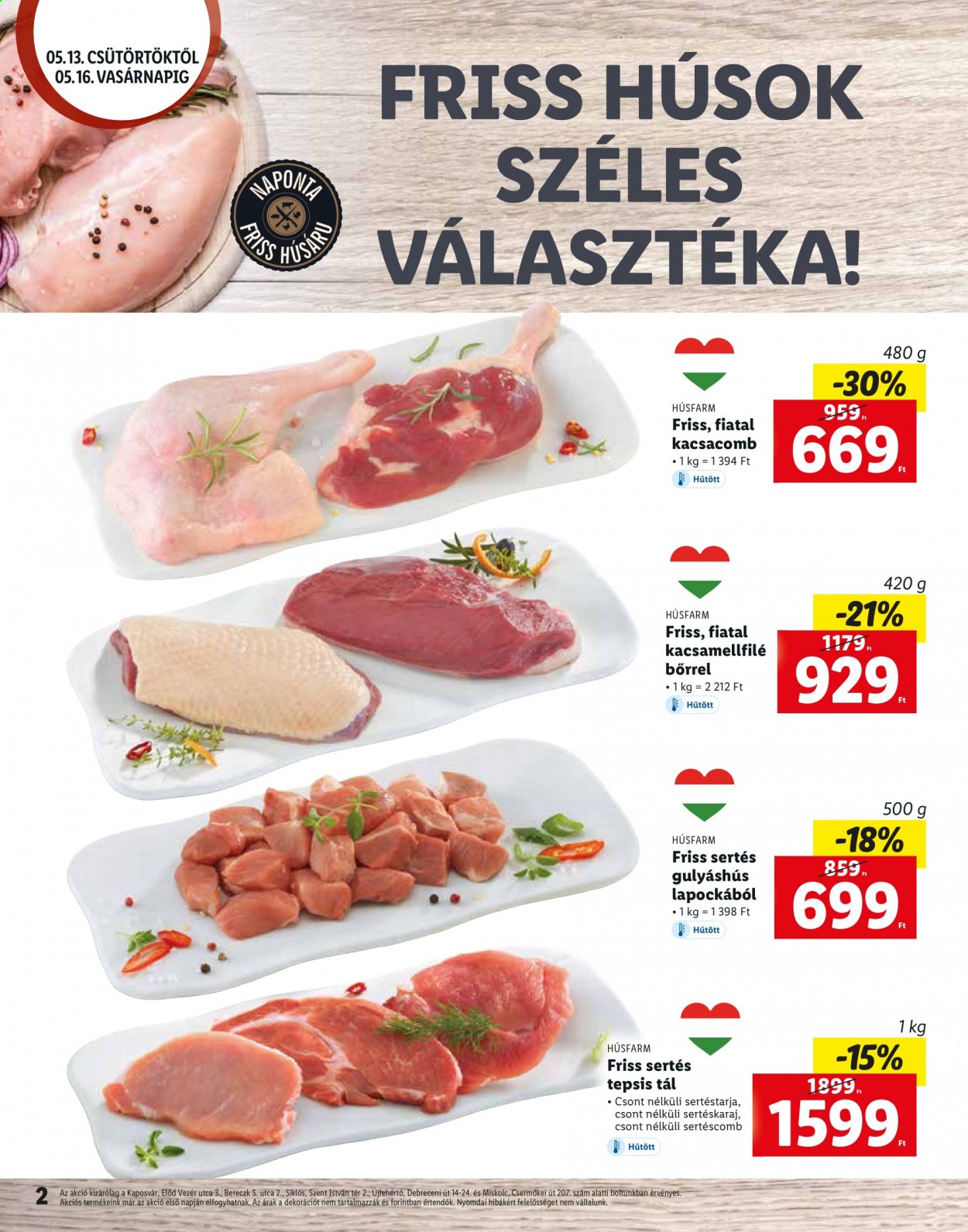 Lidl akciós újságok - 2021.05.13 - 2021.05.16. Oldal 2