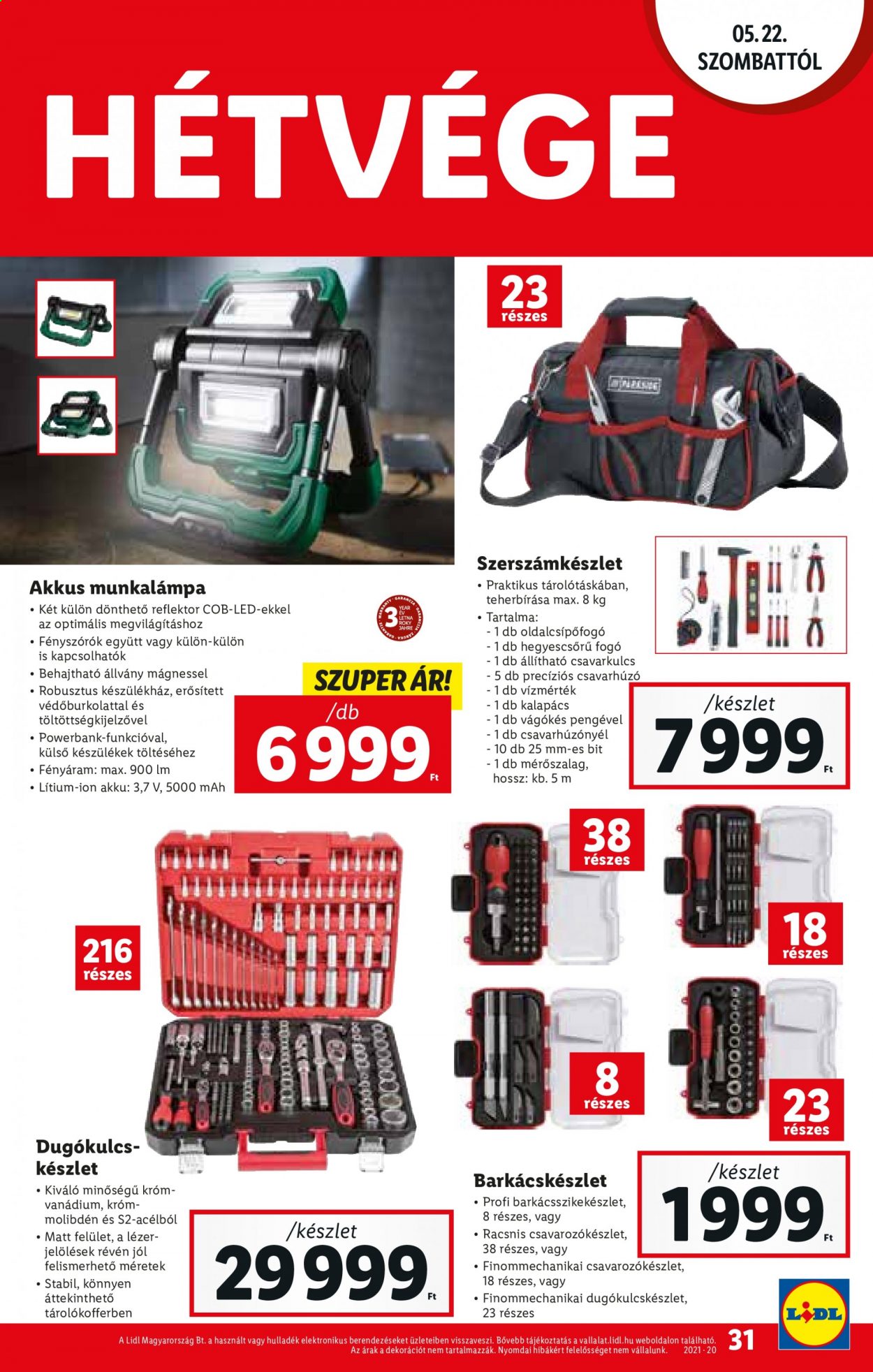 Lidl akciós újságok - 2021.05.20 - 2021.05.26. Oldal 31