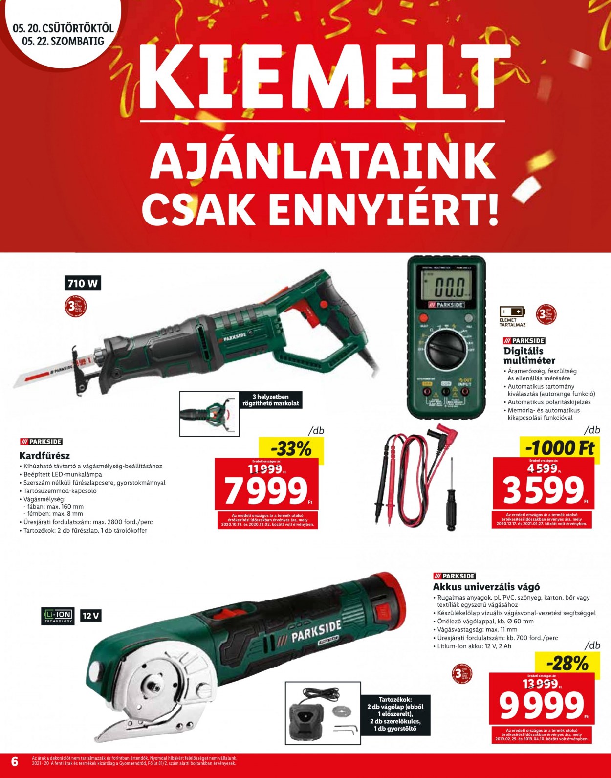 Lidl akciós újságok - 2021.05.20 - 2021.05.22. Oldal 6