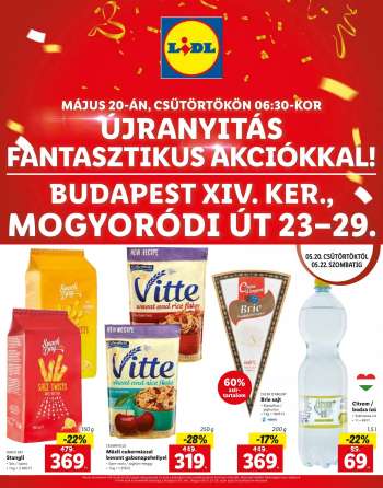 Újság Lidl - 2021.05.20 - 2021.05.22.